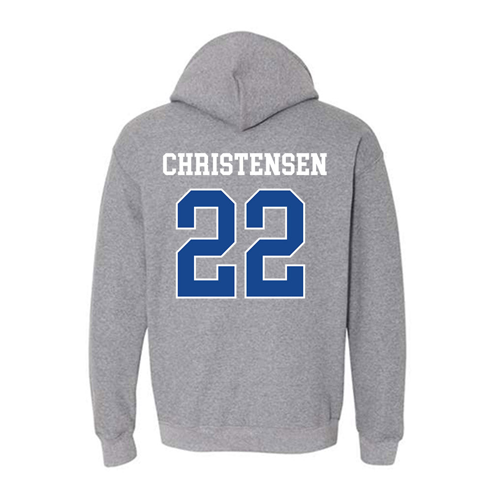 Boise State - NCAA Beach Volleyball : Anika Christensen - Classic Fashion Shersey Hooded Sweatshirt-1