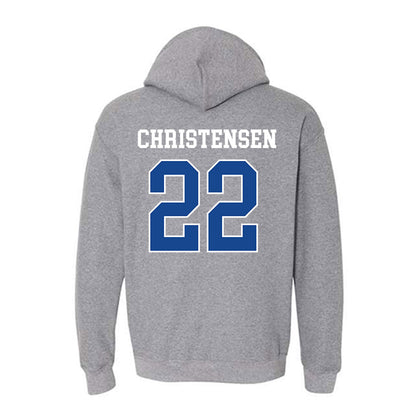 Boise State - NCAA Beach Volleyball : Anika Christensen - Classic Fashion Shersey Hooded Sweatshirt-1