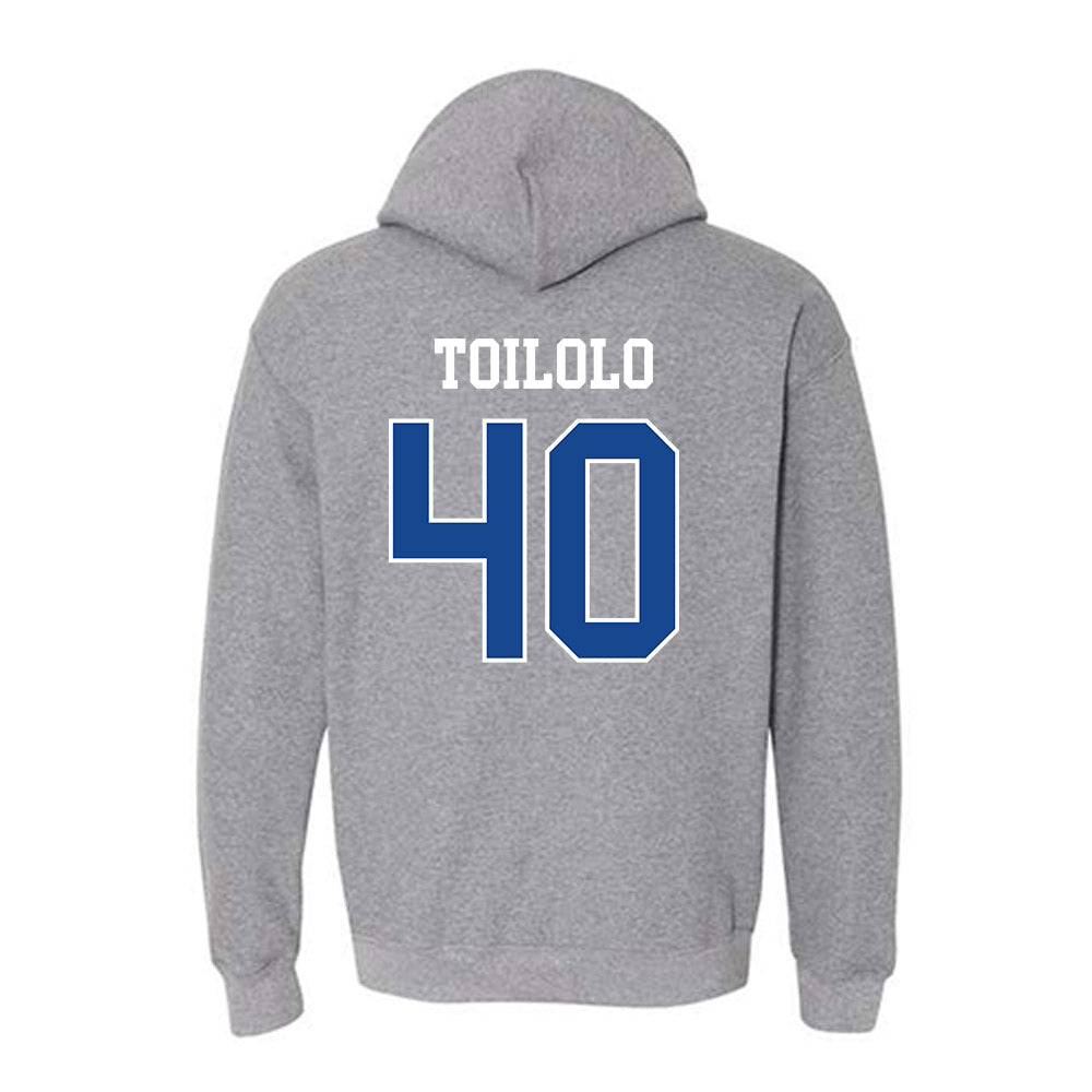 Boise State - NCAA Football : De'Shawn Toilolo - Classic Fashion Shersey Hooded Sweatshirt-1
