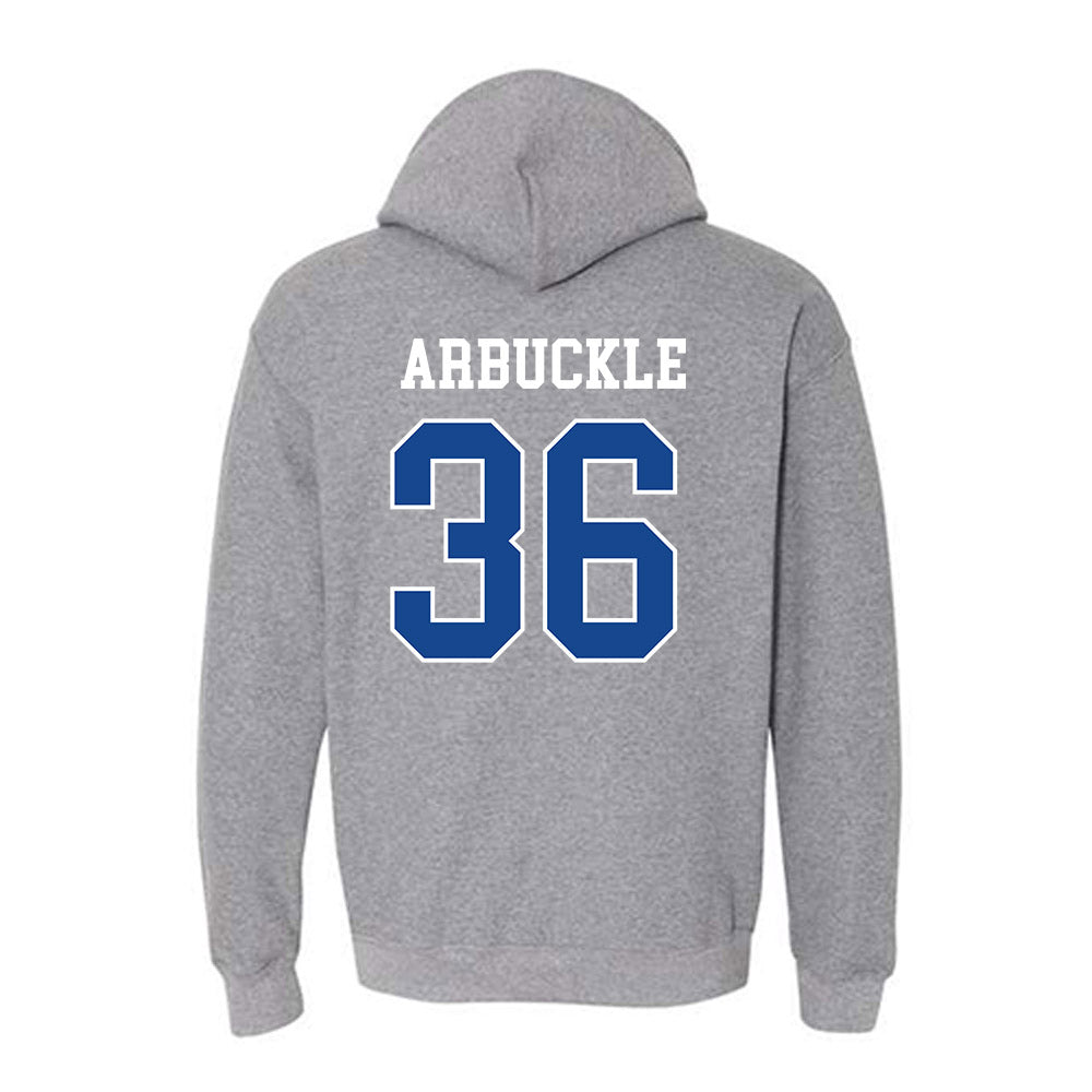 Boise State - NCAA Football : Jacob Arbuckle - Classic Fashion Shersey Hooded Sweatshirt-1