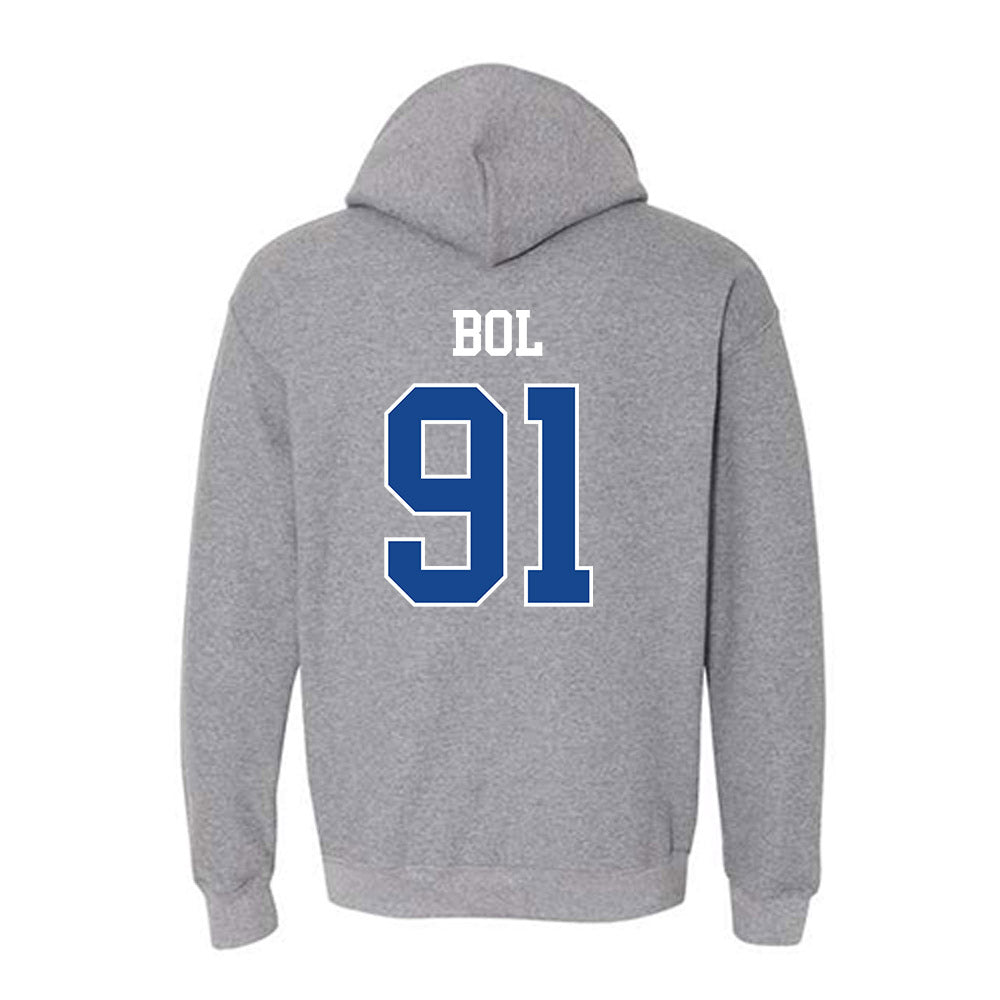 Boise State - NCAA Football : Bol Bol - Classic Fashion Shersey Hooded Sweatshirt-1