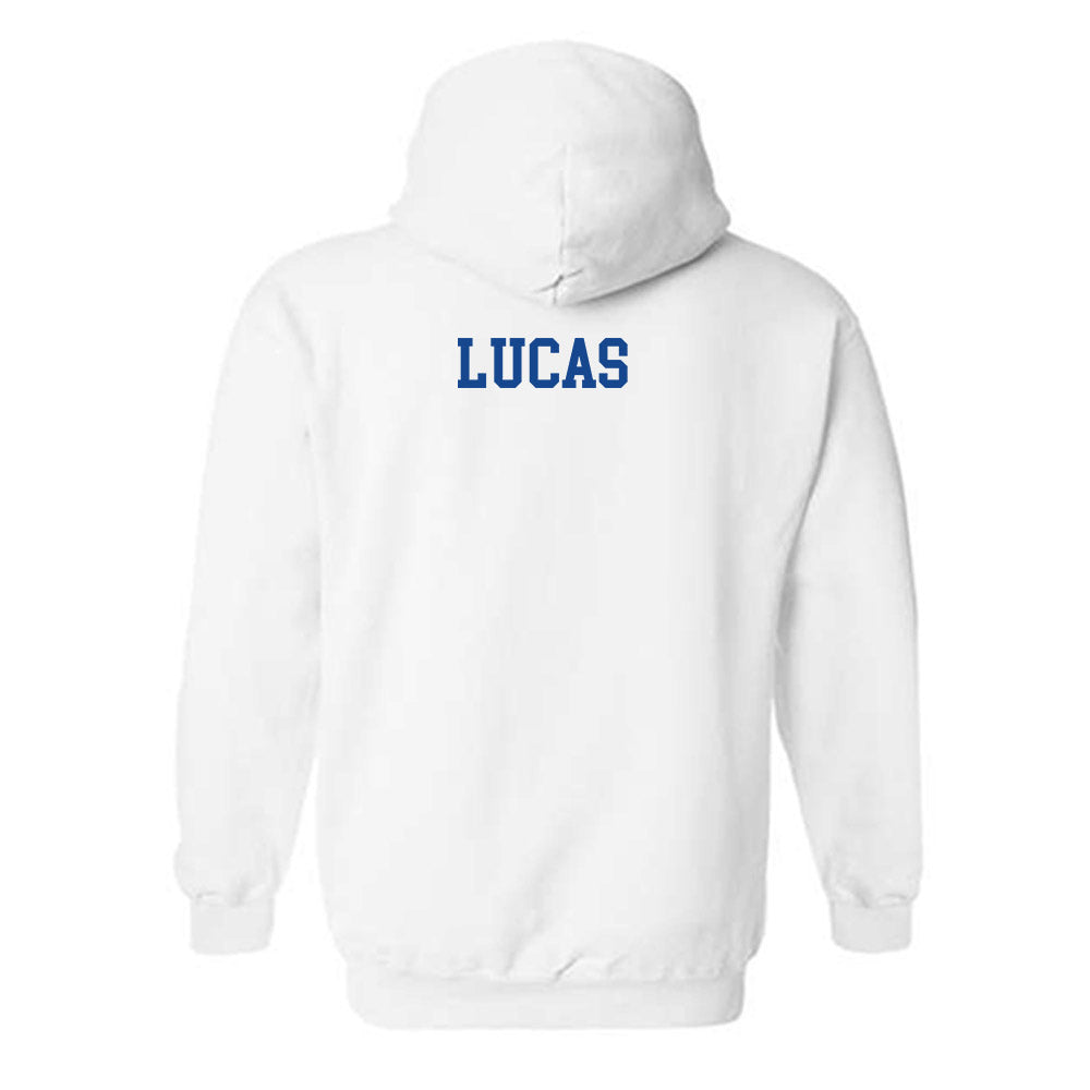 Boise State - NCAA Men's Track & Field : Cody Lucas - Classic Fashion Shersey Hooded Sweatshirt-1