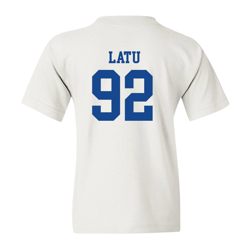 Boise State - NCAA Football : David Latu - Classic Fashion Shersey Youth T-Shirt-1