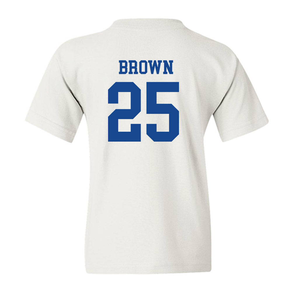 Boise State - NCAA Football : Quinton Brown - Classic Fashion Shersey Youth T-Shirt-1