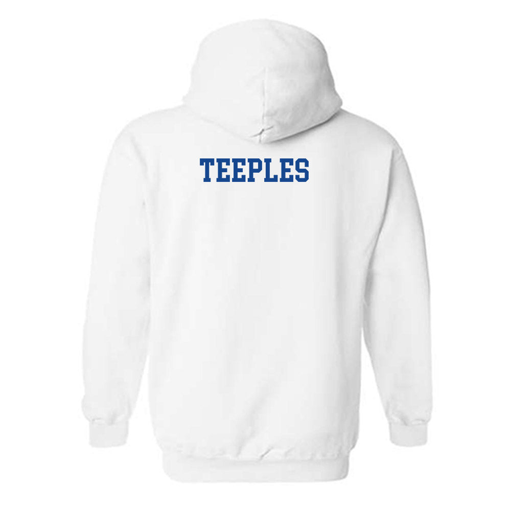 Boise State - NCAA Men's Track & Field : Ezra Teeples - Classic Fashion Shersey Hooded Sweatshirt-1