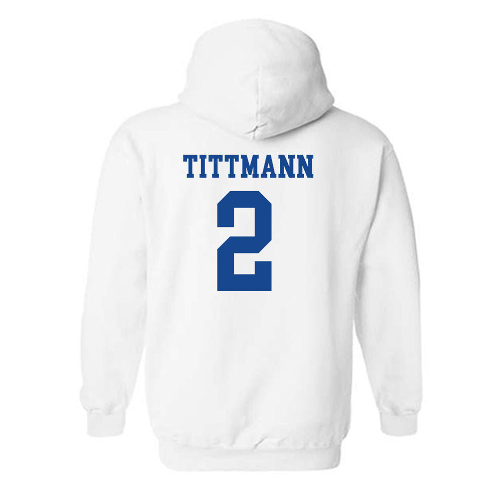 Boise State - NCAA Women's Volleyball : Azzy Tittmann - Classic Fashion Shersey Hooded Sweatshirt-1