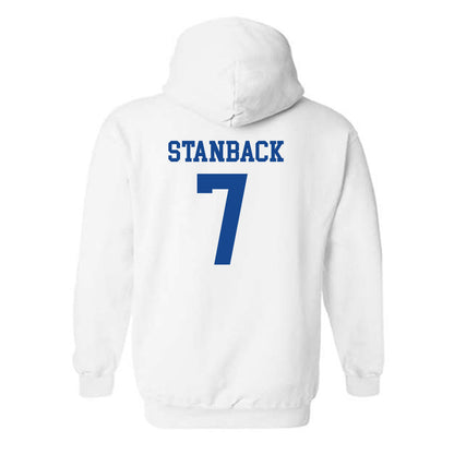 Boise State - NCAA Men's Basketball : Jerquarius Stanback - Classic Fashion Shersey Hooded Sweatshirt-1