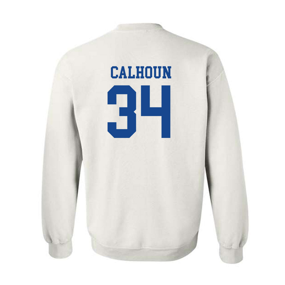 Boise State - NCAA Football : Dominik Calhoun - Classic Fashion Shersey Crewneck Sweatshirt-1