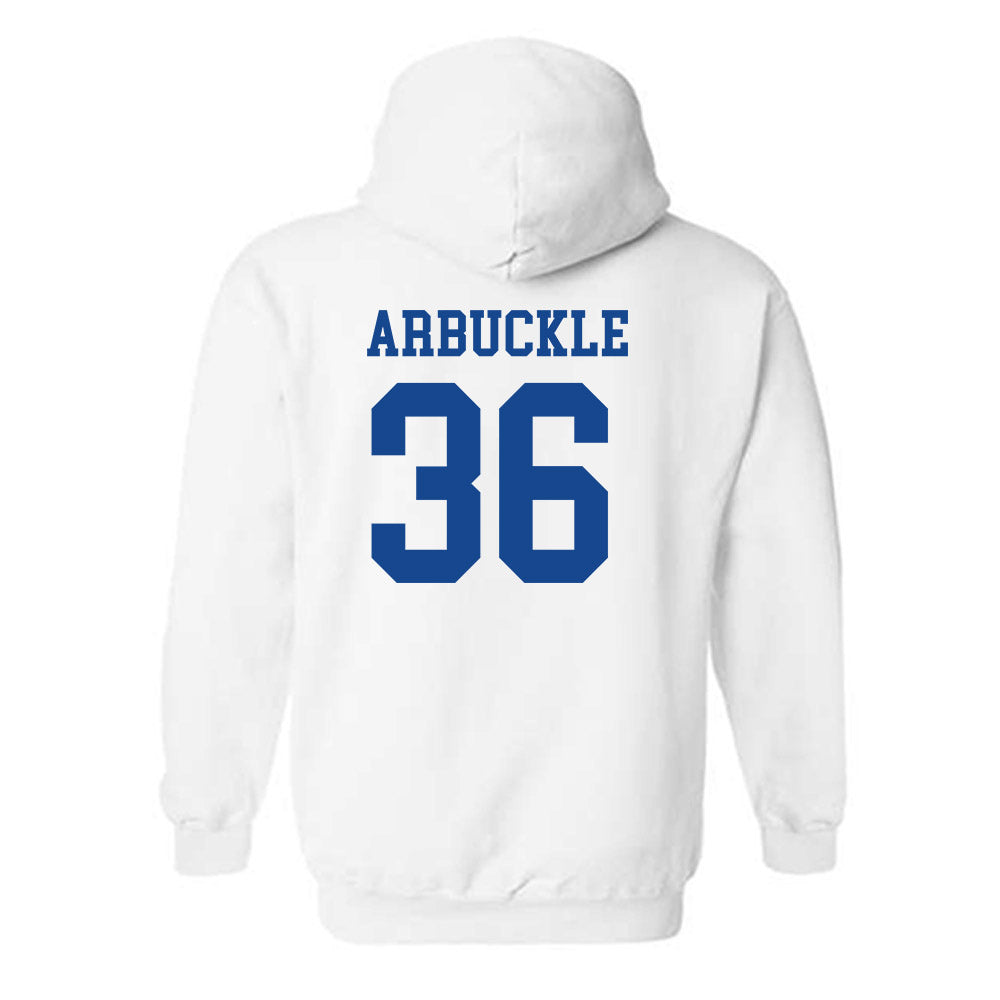 Boise State - NCAA Football : Jacob Arbuckle - Classic Fashion Shersey Hooded Sweatshirt-1