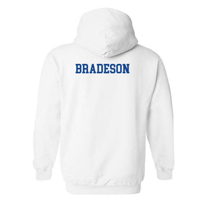 Boise State - NCAA Men's Track & Field : Drew Bradeson - Classic Fashion Shersey Hooded Sweatshirt-1
