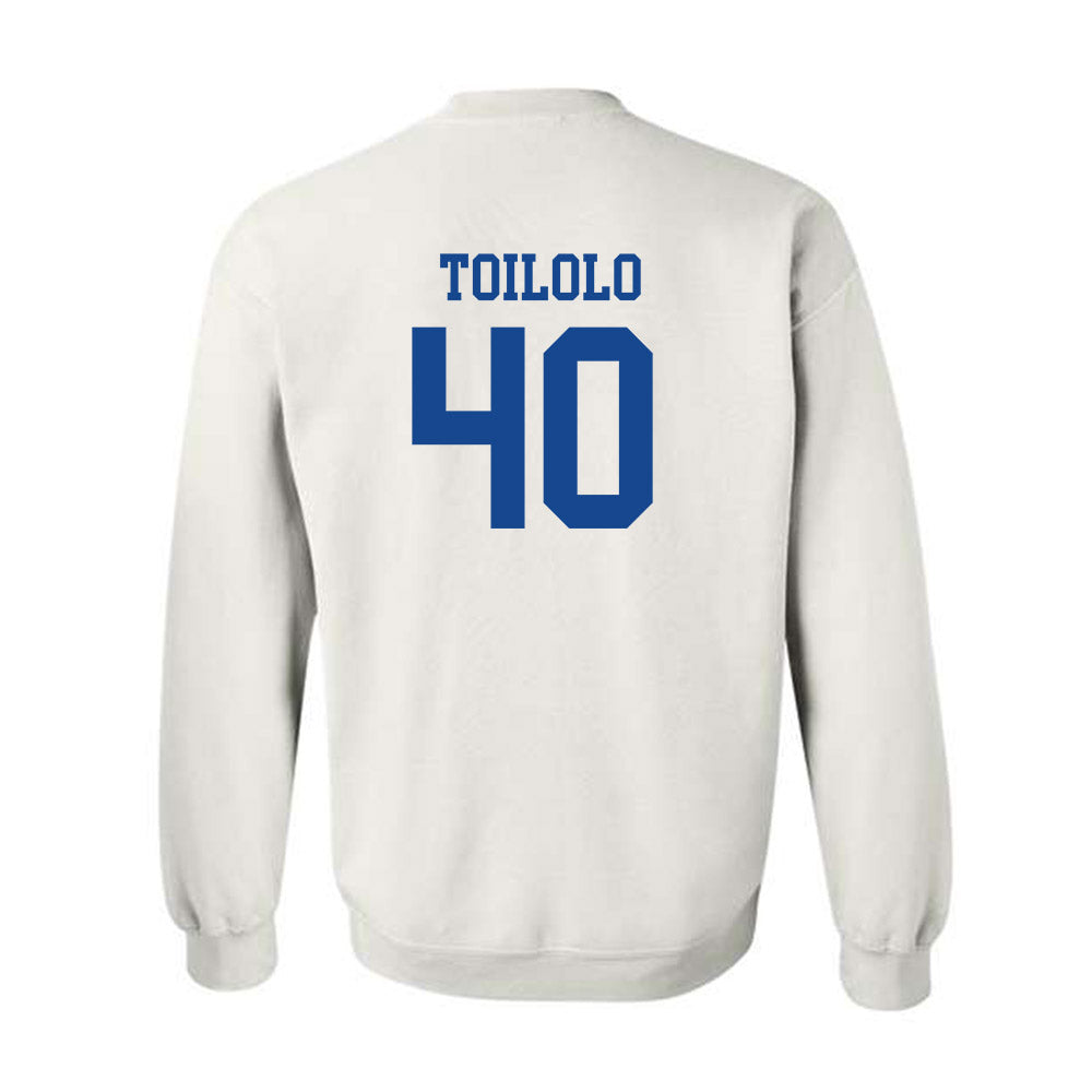 Boise State - NCAA Football : De'Shawn Toilolo - Classic Fashion Shersey Crewneck Sweatshirt-1