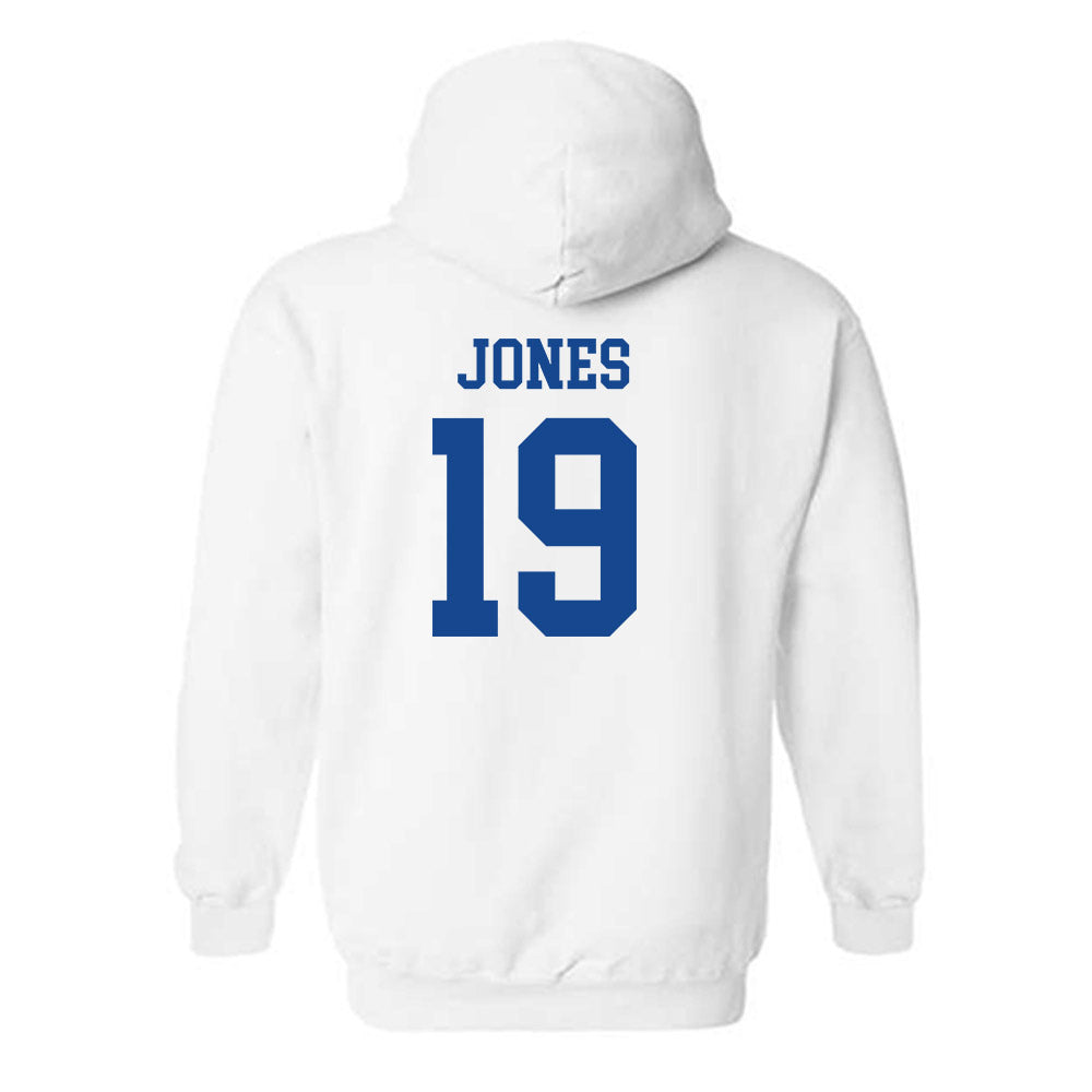 Boise State - NCAA Football : Rasean Jones - Classic Fashion Shersey Hooded Sweatshirt-1