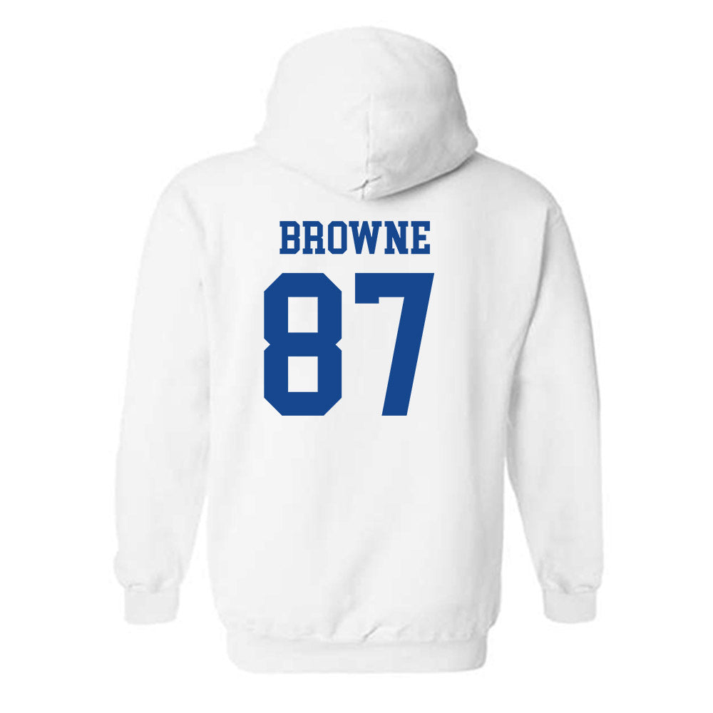 Boise State - NCAA Football : Keawe Browne - Classic Fashion Shersey Hooded Sweatshirt-1