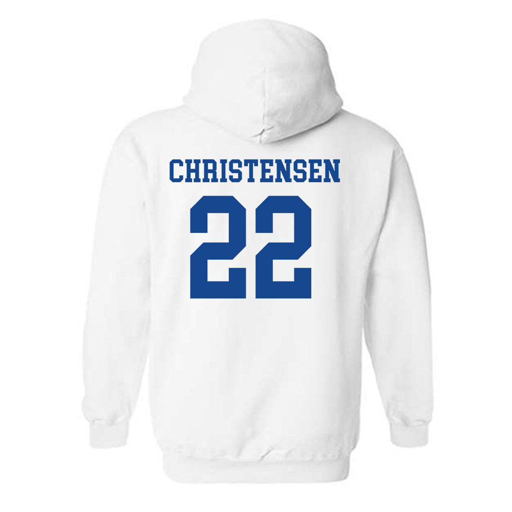 Boise State - NCAA Beach Volleyball : Anika Christensen - Classic Fashion Shersey Hooded Sweatshirt-1