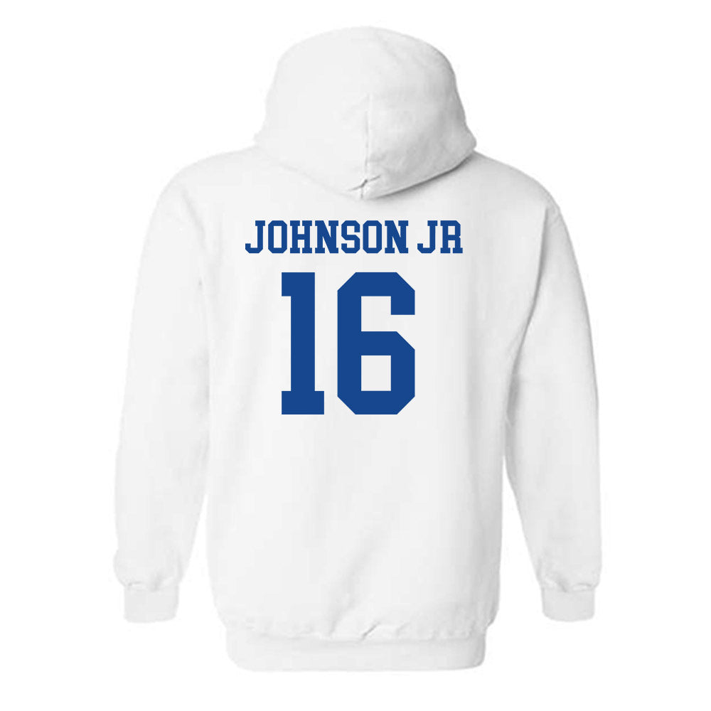 Boise State - NCAA Football : Franklyn Johnson Jr - Classic Fashion Shersey Hooded Sweatshirt-1