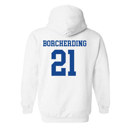 Boise State - NCAA Women's Basketball : Mason Borcherding - Classic Fashion Shersey Hooded Sweatshirt-1