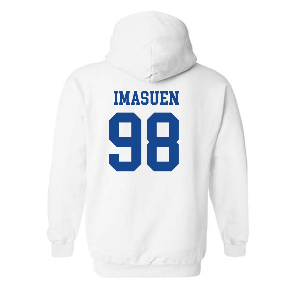 Boise State - NCAA Football : Bethel Imasuen - Classic Fashion Shersey Hooded Sweatshirt-1
