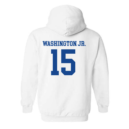 Boise State - NCAA Football : JeRico Washington Jr. - Classic Fashion Shersey Hooded Sweatshirt-1