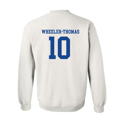 Boise State - NCAA Men's Basketball : Damari Wheeler-Thomas - Classic Fashion Shersey Crewneck Sweatshirt-1