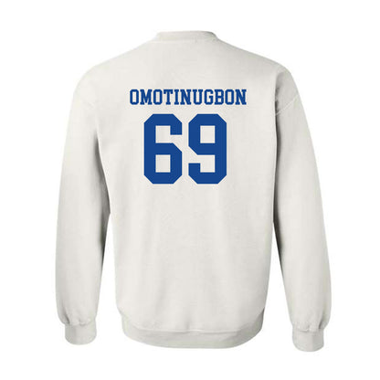 Boise State - NCAA Football : Eyitayo Omotinugbon - Classic Fashion Shersey Crewneck Sweatshirt-1