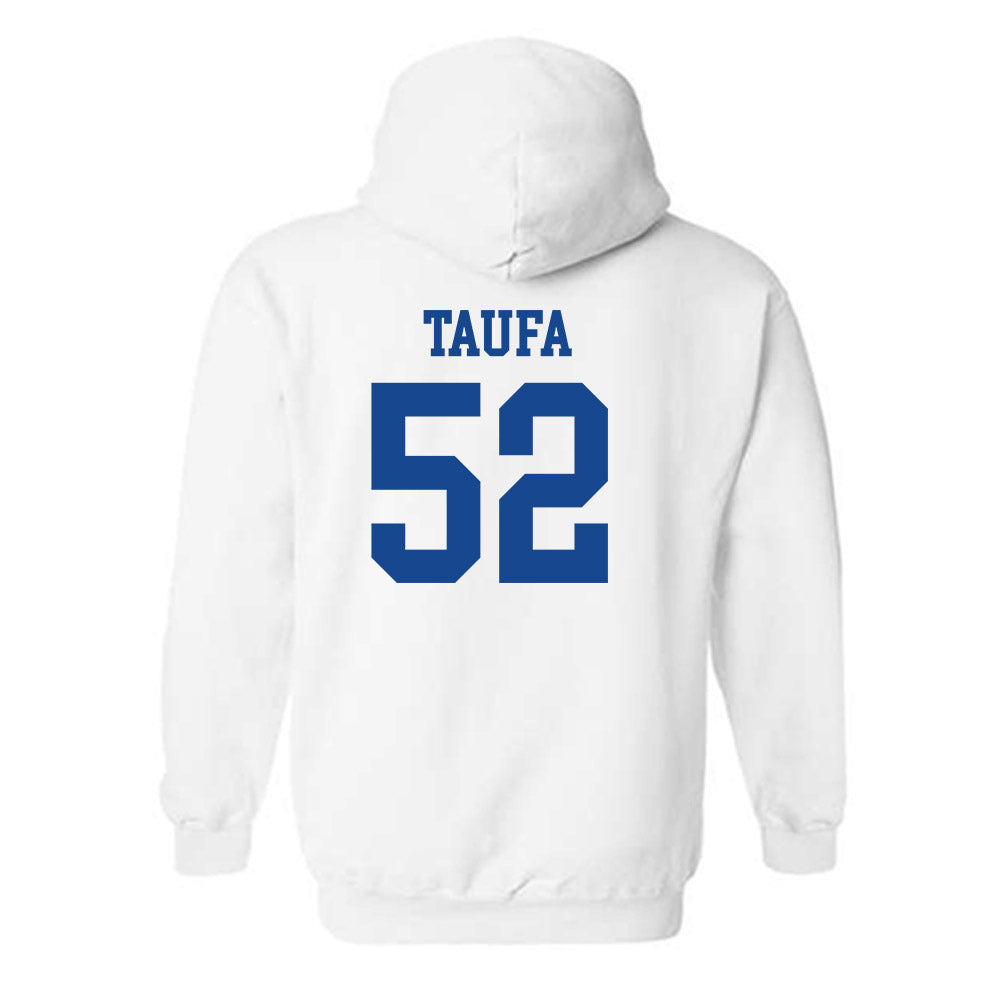Boise State - NCAA Football : Stewart Taufa - Classic Fashion Shersey Hooded Sweatshirt-1