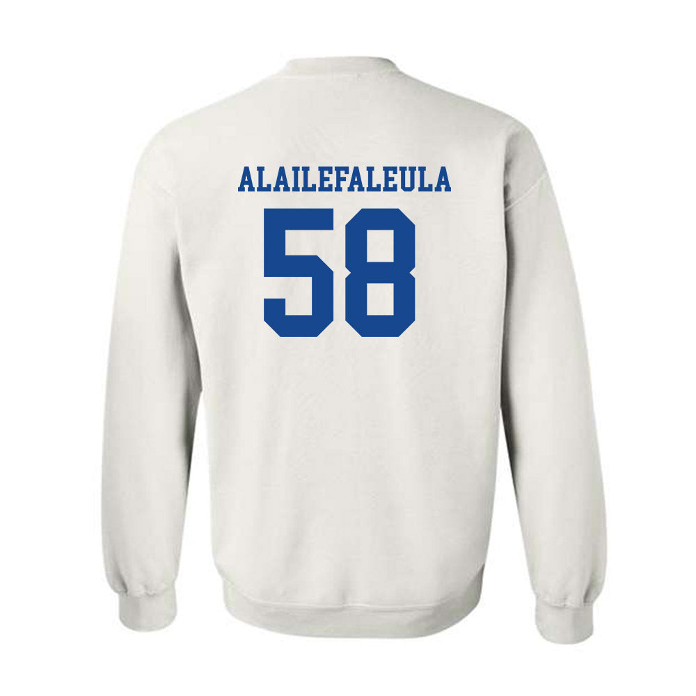 Boise State - NCAA Football : Deuce Alailefaleula - Classic Fashion Shersey Crewneck Sweatshirt-1