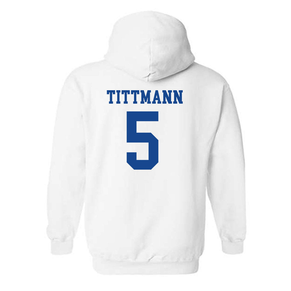Boise State - NCAA Women's Volleyball : Azlynn Tittmann - Classic Fashion Shersey Hooded Sweatshirt-1