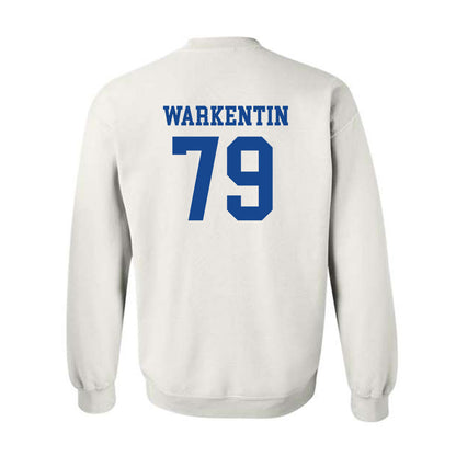 Boise State - NCAA Football : Connor Warkentin - Classic Fashion Shersey Crewneck Sweatshirt-1