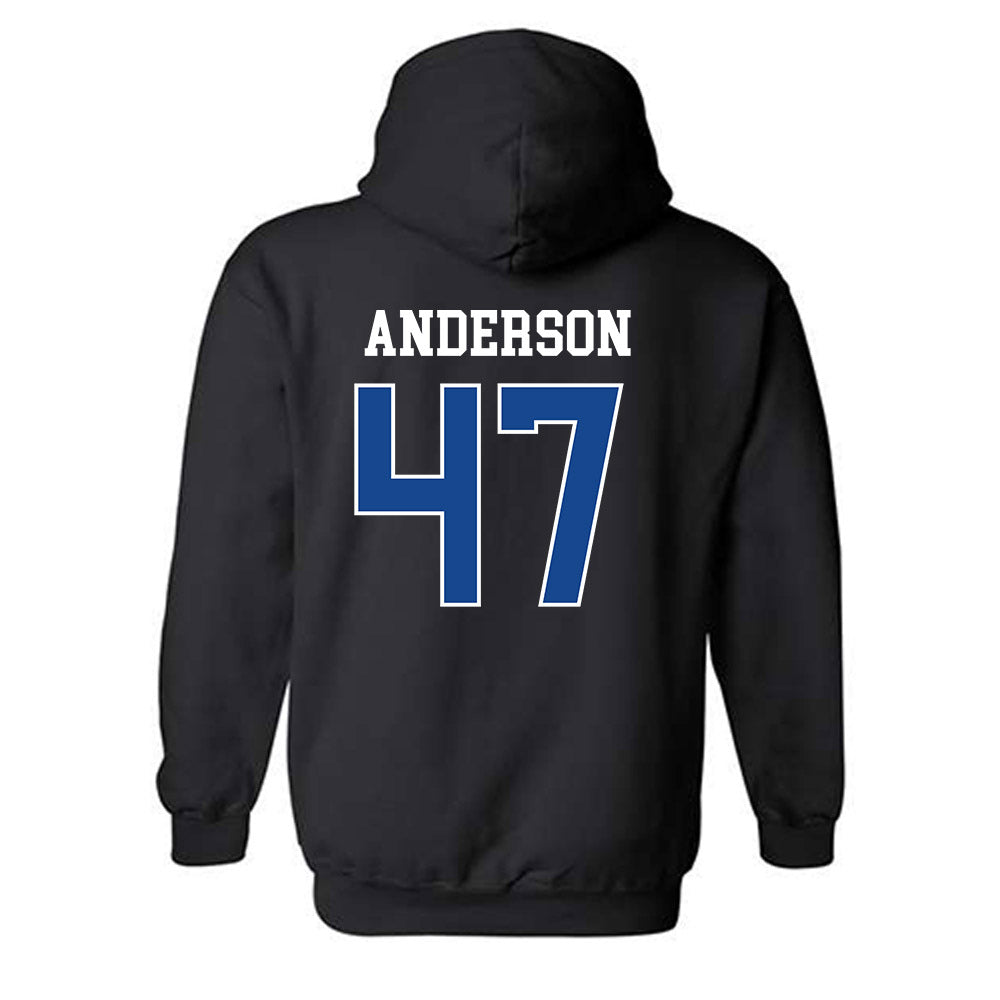 Boise State - NCAA Football : Kaden Anderson - Classic Fashion Shersey Hooded Sweatshirt-1