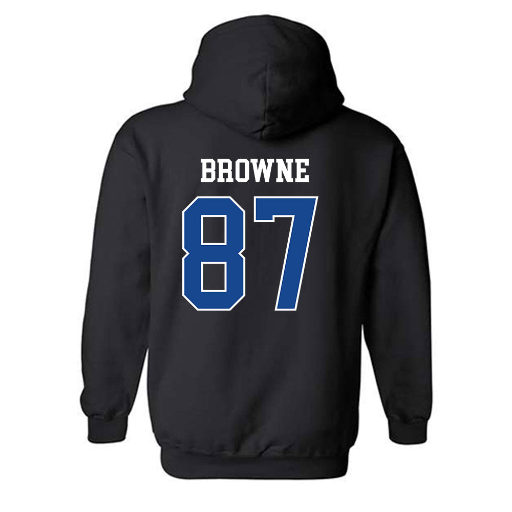 Boise State - NCAA Football : Keawe Browne - Classic Fashion Shersey Hooded Sweatshirt-1