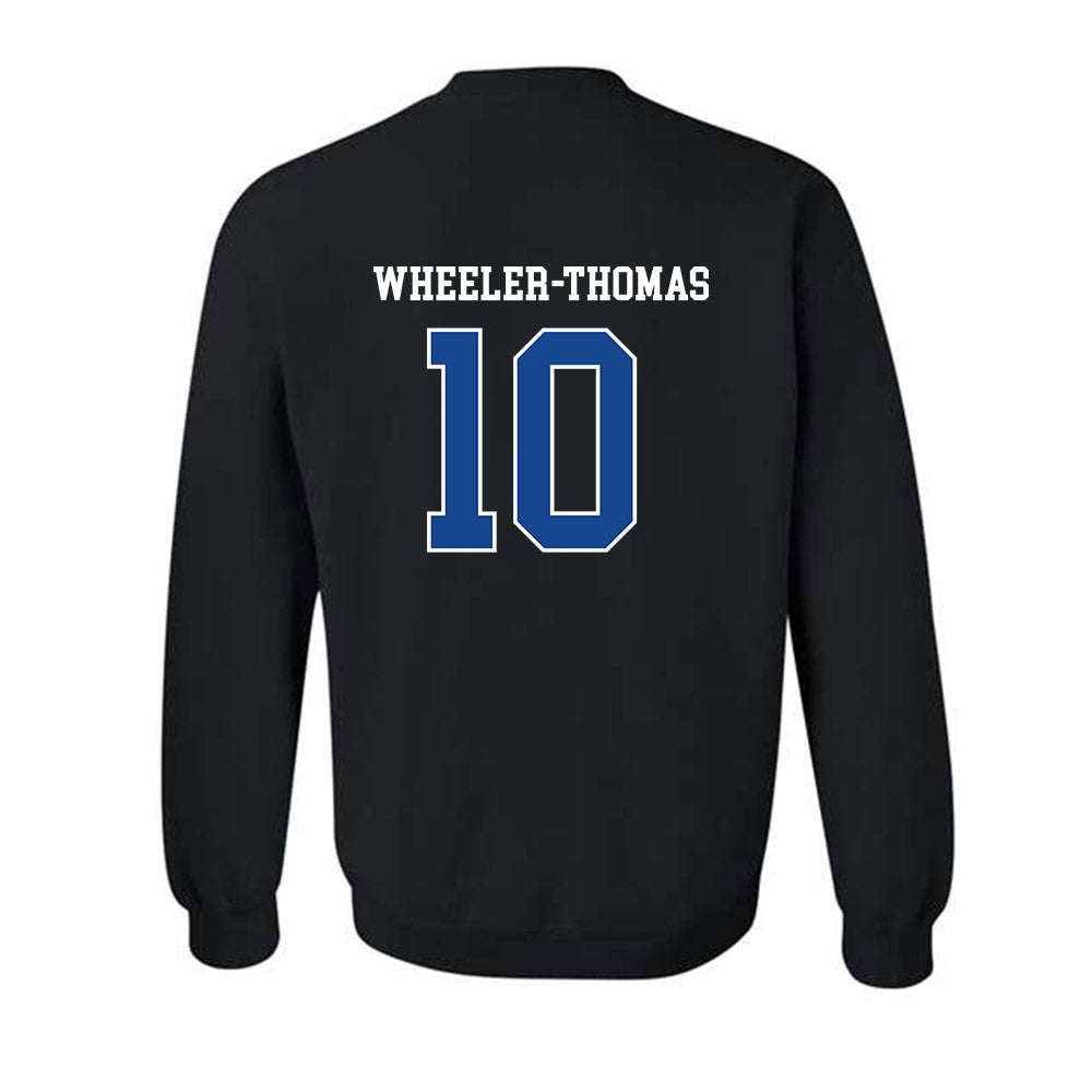 Boise State - NCAA Men's Basketball : Damari Wheeler-Thomas - Classic Fashion Shersey Crewneck Sweatshirt-1