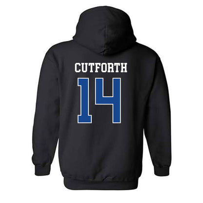 Boise State - NCAA Football : Max Cutforth - Classic Fashion Shersey Hooded Sweatshirt-1