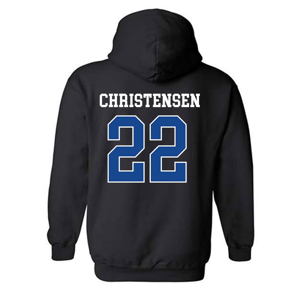 Boise State - NCAA Beach Volleyball : Anika Christensen - Classic Fashion Shersey Hooded Sweatshirt-1