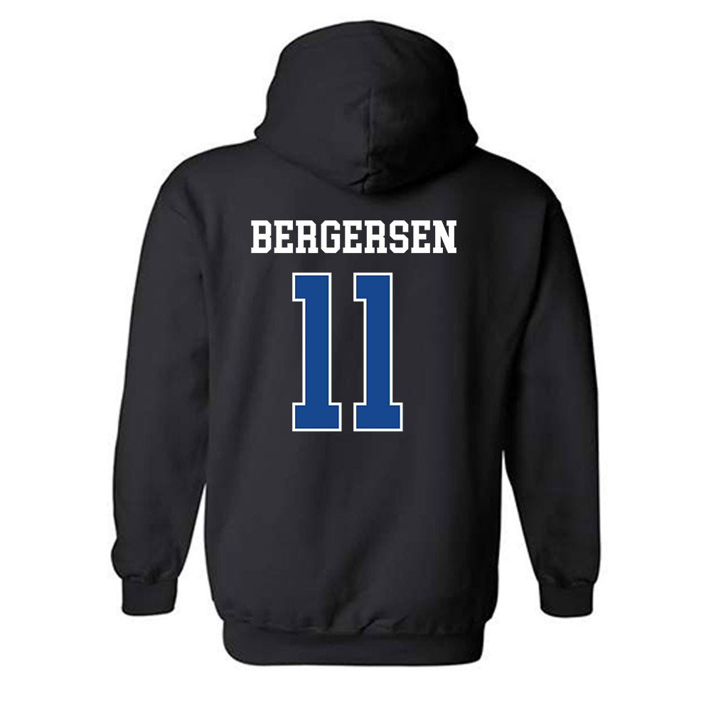 Boise State - NCAA Men's Basketball : Ray Bergersen - Classic Fashion Shersey Hooded Sweatshirt-1