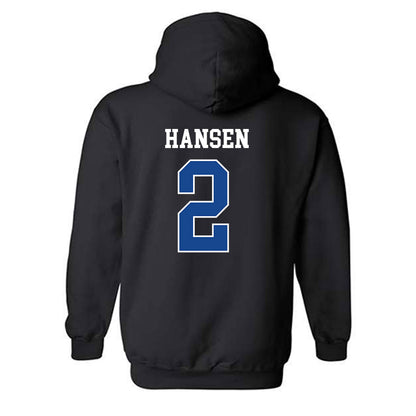 Boise State - NCAA Women's Volleyball : Amelia Hansen - Classic Fashion Shersey Hooded Sweatshirt-1