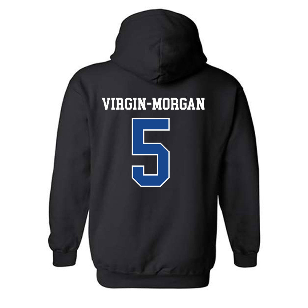Boise State - NCAA Football : Jayden Virgin-Morgan - Classic Fashion Shersey Hooded Sweatshirt-1