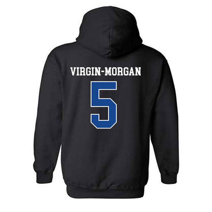Boise State - NCAA Football : Jayden Virgin-Morgan - Classic Fashion Shersey Hooded Sweatshirt-1