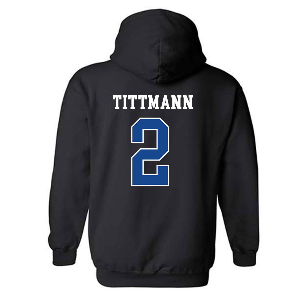 Boise State - NCAA Women's Volleyball : Azzy Tittmann - Classic Fashion Shersey Hooded Sweatshirt-1