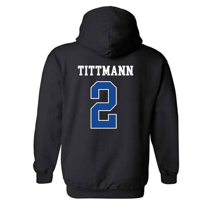 Boise State - NCAA Women's Volleyball : Azzy Tittmann - Classic Fashion Shersey Hooded Sweatshirt-1