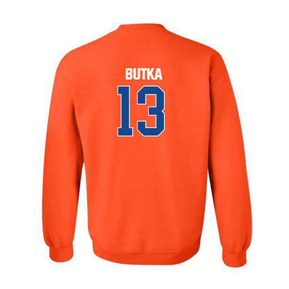 Boise State - NCAA Men's Basketball : Dovydas Butka - Classic Shersey Crewneck Sweatshirt-1