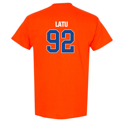 Boise State - NCAA Football : David Latu - Classic Shersey T-Shirt-1