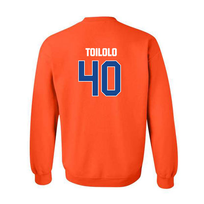Boise State - NCAA Football : De'Shawn Toilolo - Classic Shersey Crewneck Sweatshirt-1