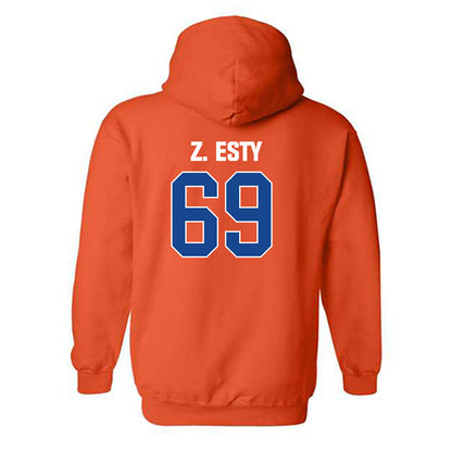 Boise State - NCAA Football : Zander Z. Esty - Classic Shersey Hooded Sweatshirt-1