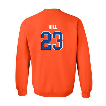 Boise State - NCAA Football : David Hill - Classic Shersey Crewneck Sweatshirt-1