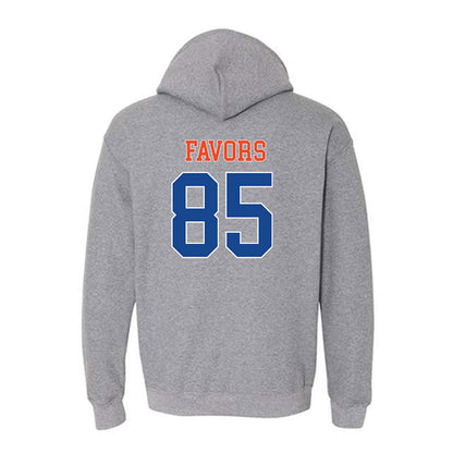 Boise State - NCAA Football : Terrious Favors - Classic Shersey Hooded Sweatshirt-1