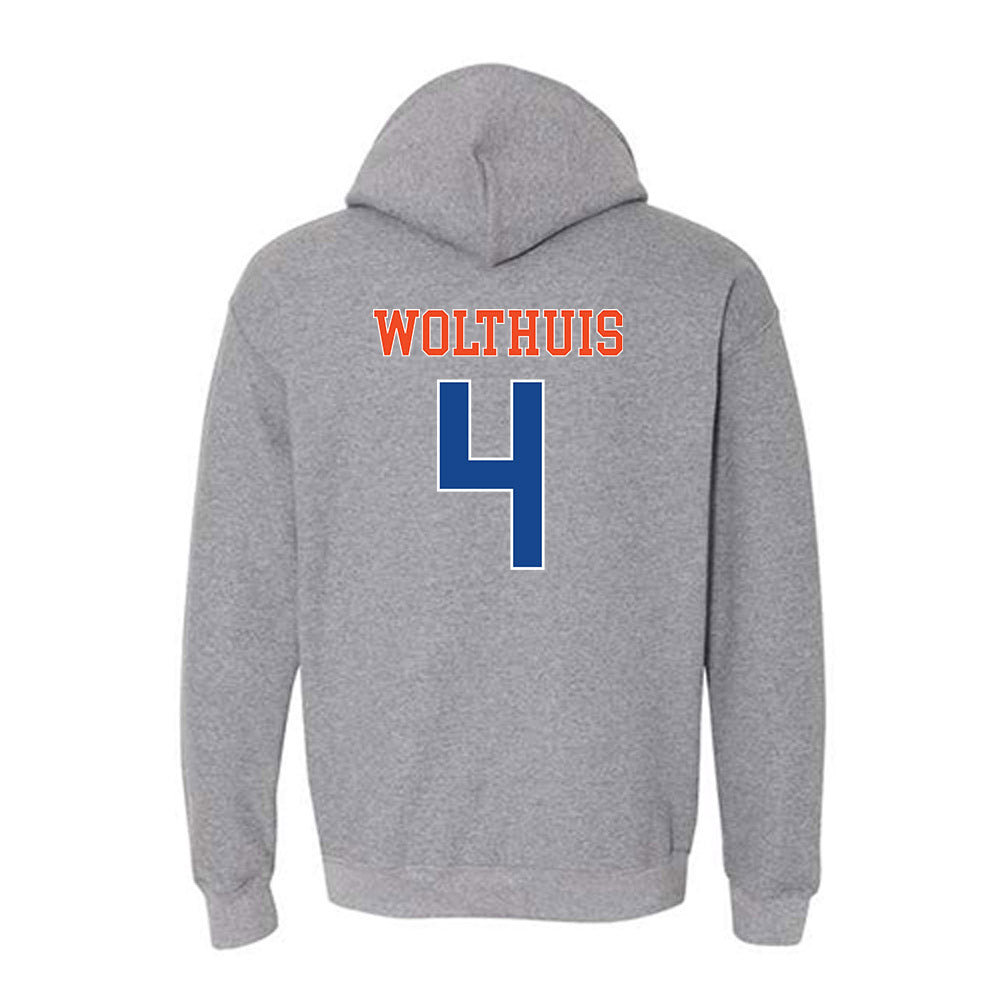Boise State - NCAA Beach Volleyball : Elli Wolthuis - Classic Shersey Hooded Sweatshirt-1