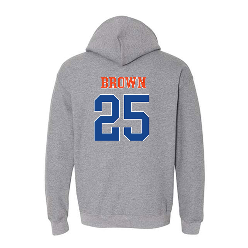 Boise State - NCAA Football : Quinton Brown - Classic Shersey Hooded Sweatshirt-1