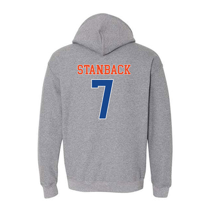Boise State - NCAA Men's Basketball : Jerquarius Stanback - Classic Shersey Hooded Sweatshirt-1