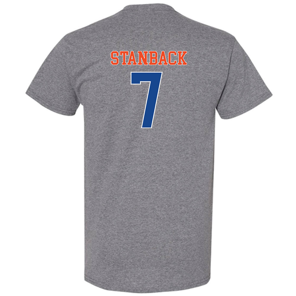 Boise State - NCAA Men's Basketball : Jerquarius Stanback - Classic Shersey T-Shirt-1
