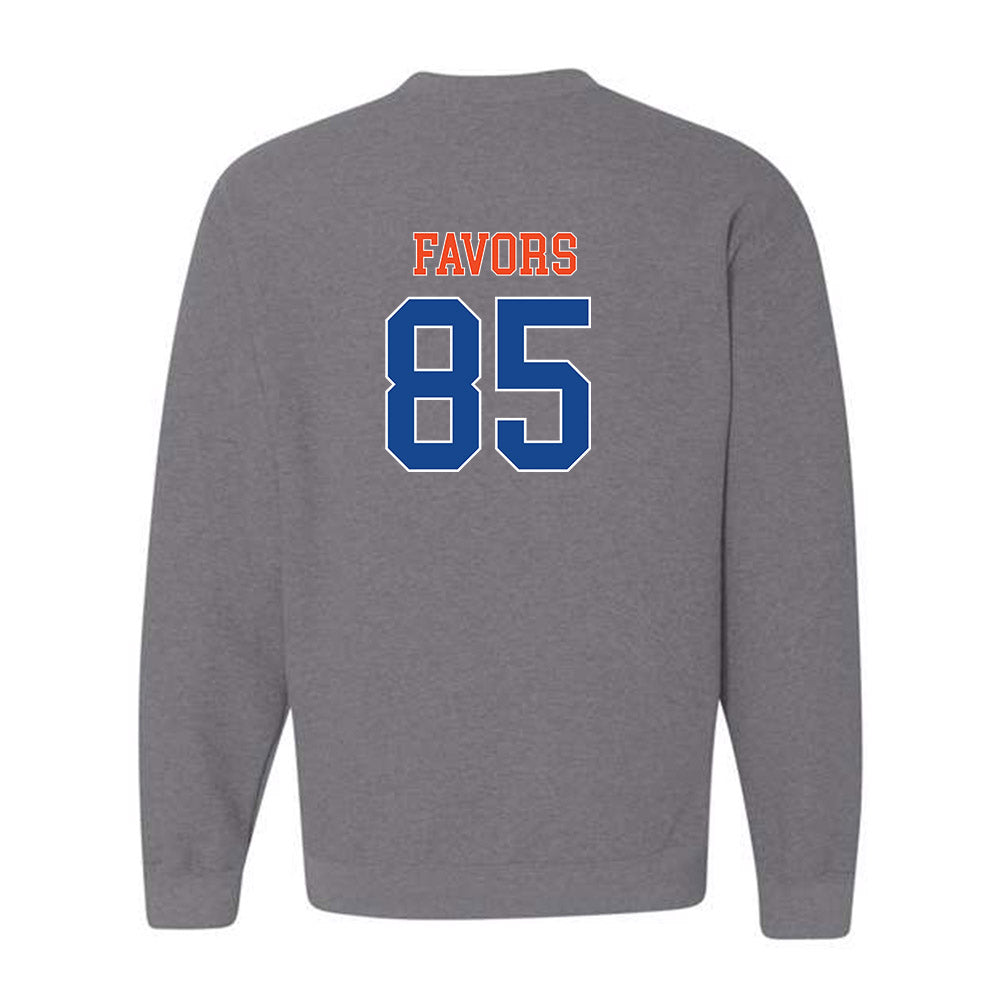 Boise State - NCAA Football : Terrious Favors - Classic Shersey Crewneck Sweatshirt-1